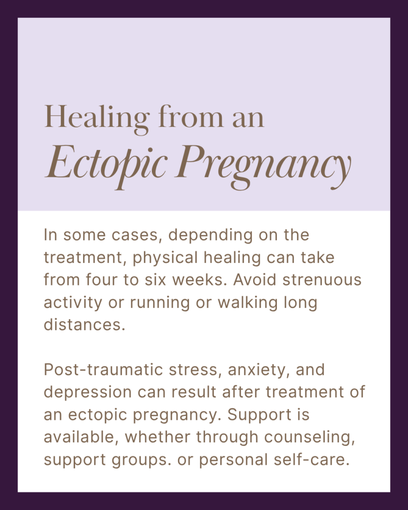 Healing from an Ectopic Pregnancy