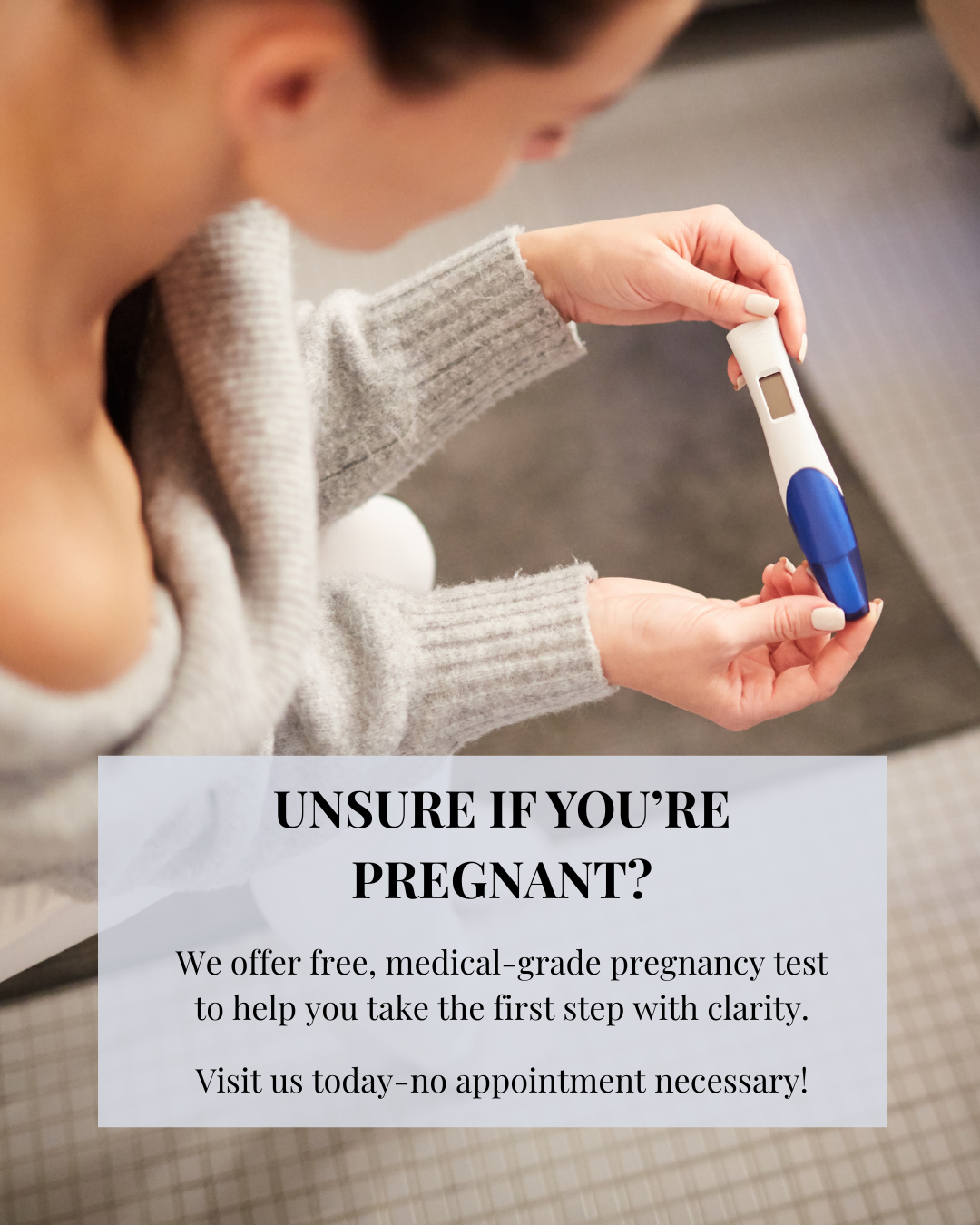 Unsure if your pregnant