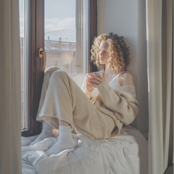 Women after postive pregnancy calming down thoughts 2